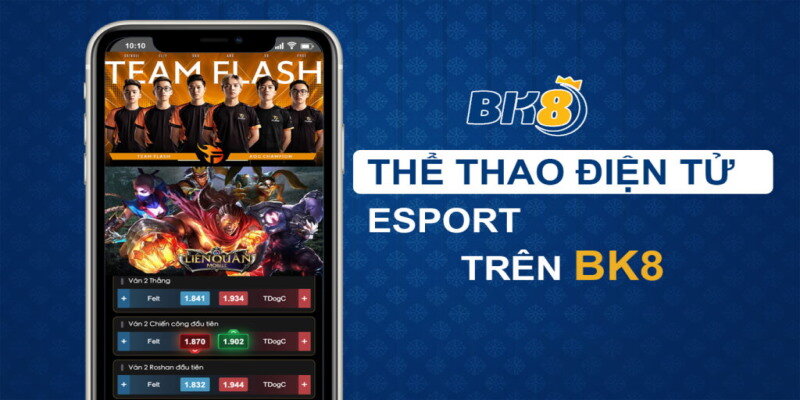 Đơn vị BK8 là một trong những nhà cung cấp cá cược Esports hàng đầu